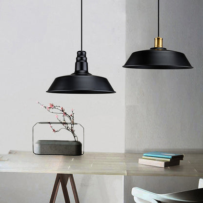 Noémie Suspension Industrielle Géométrique Noire Ampoule Unique