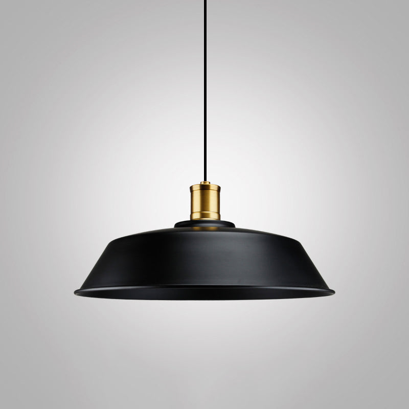 Noémie Suspension Industrielle Géométrique Noire Ampoule Unique