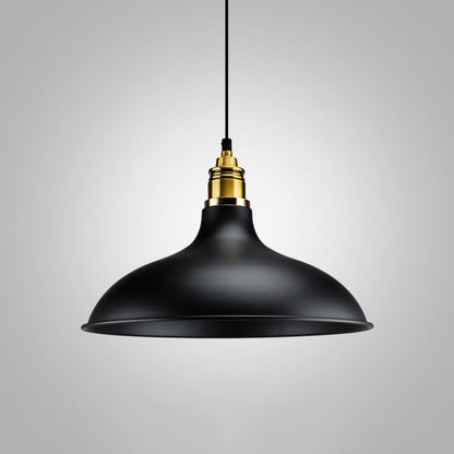 Noémie Suspension Industrielle Géométrique Noire Ampoule Unique
