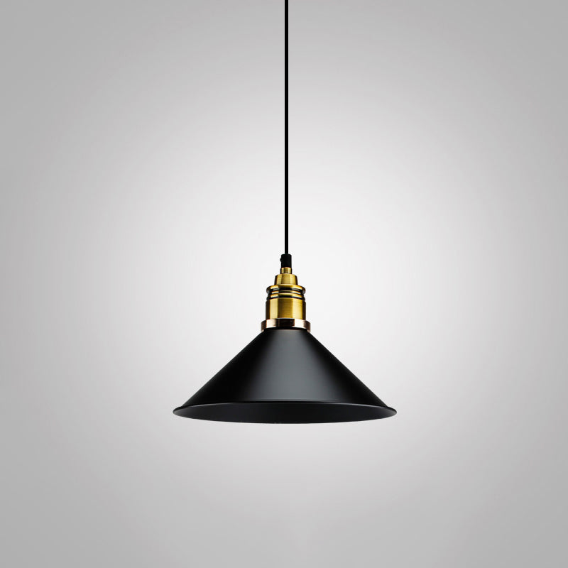 Noémie Suspension Industrielle Géométrique Noire Ampoule Unique