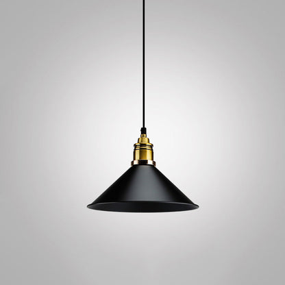 Noémie Suspension Industrielle Géométrique Noire Ampoule Unique