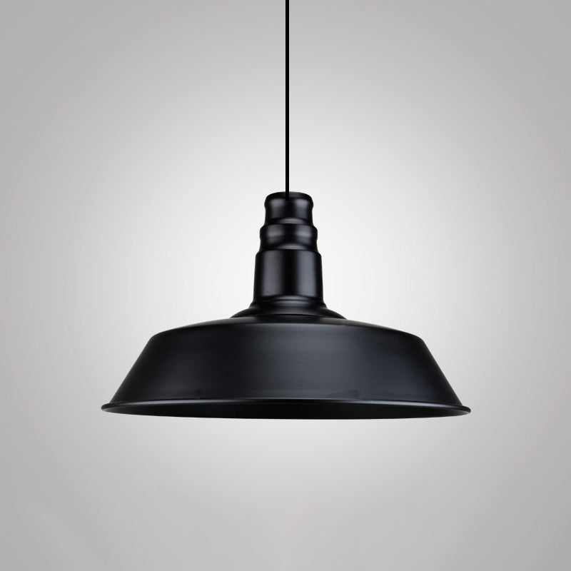 Noémie Suspension Industrielle Géométrique Noire Ampoule Unique