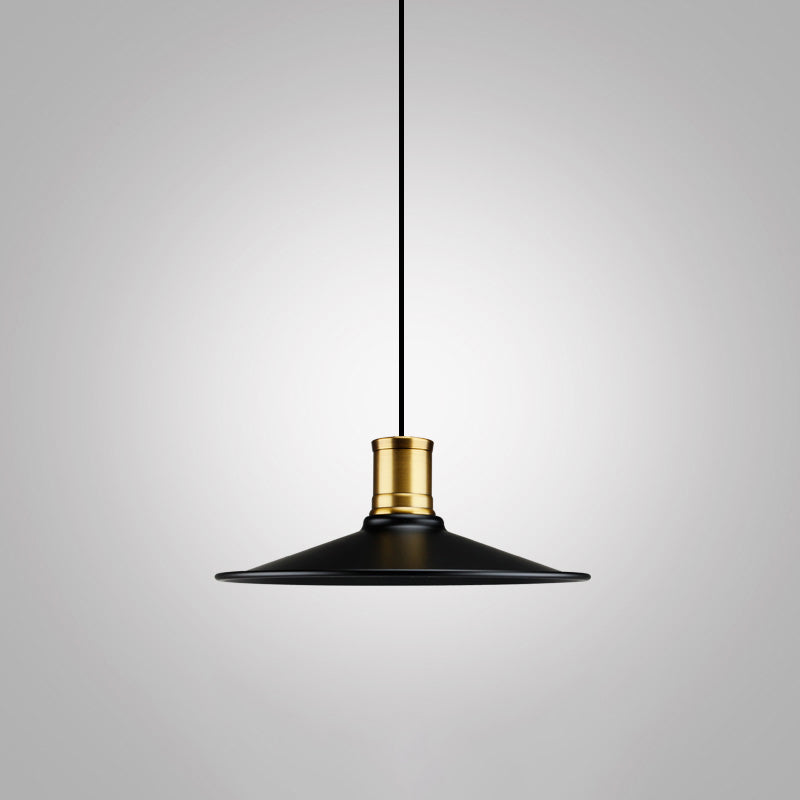 Noémie Suspension Industrielle Géométrique Noire Ampoule Unique