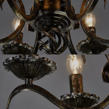 Suspension Lustre Bougie Noire Traditionnelle Noirville