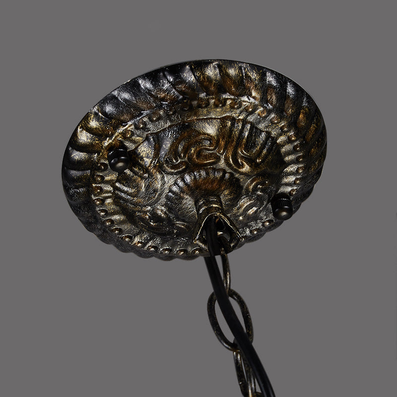 Suspension Lustre Bougie Noire Traditionnelle Noirville