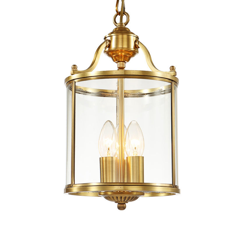 Lustre en verre cylindrique Sabrina