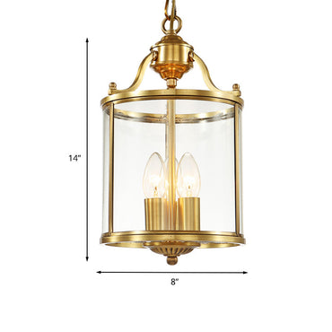 Lustre en verre cylindrique Sabrina