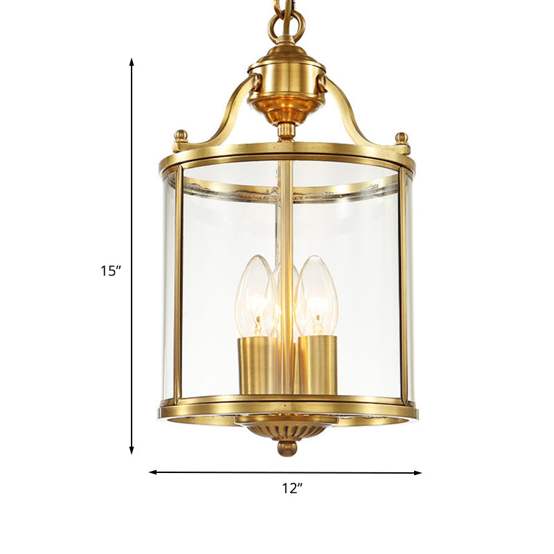 Lustre en verre cylindrique Sabrina