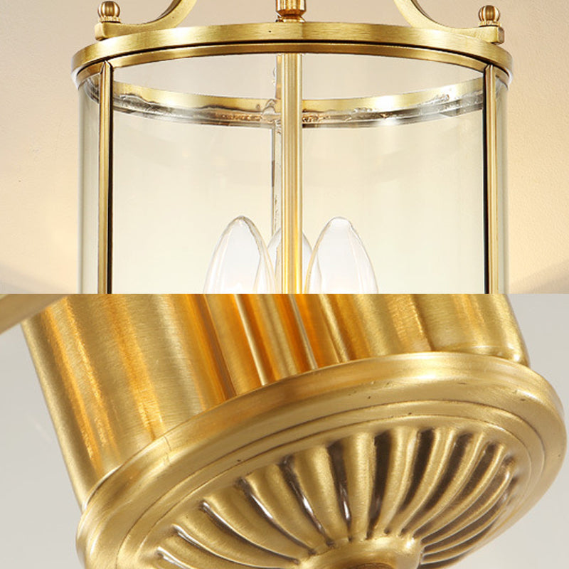 Lustre en verre cylindrique Sabrina