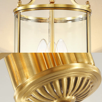 Lustre en verre cylindrique Sabrina