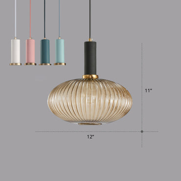 Mathilde Ribbed Bottle Pendant Light