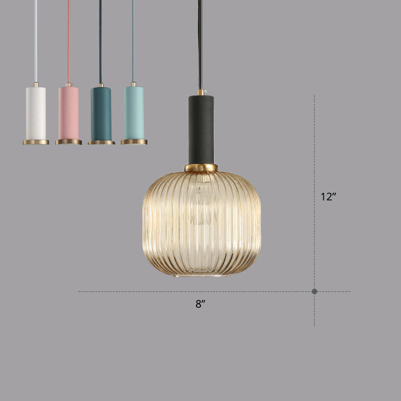 Mathilde Ribbed Bottle Pendant Light