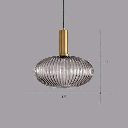 Mathilde Ribbed Bottle Pendant Light