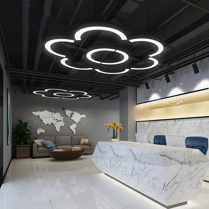Suspension linéaire LED Camille Black Arc