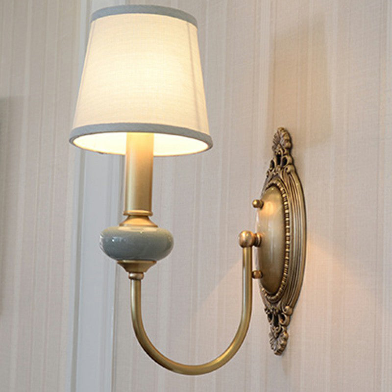 Applique murale Clémence Brass Swoop Arm