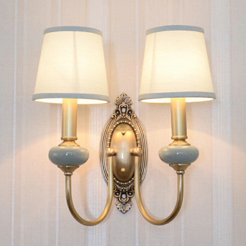 Applique murale Clémence Brass Swoop Arm