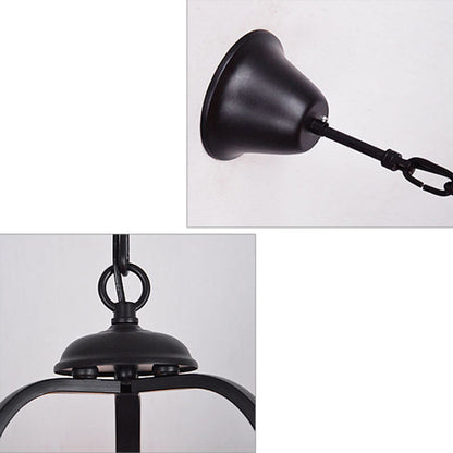 Juliette Black Swirled Arm Traditional Metal Chandelier