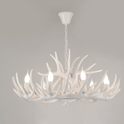 Madeleine Rustic Antler Candelabra Chandelier Pendant Light