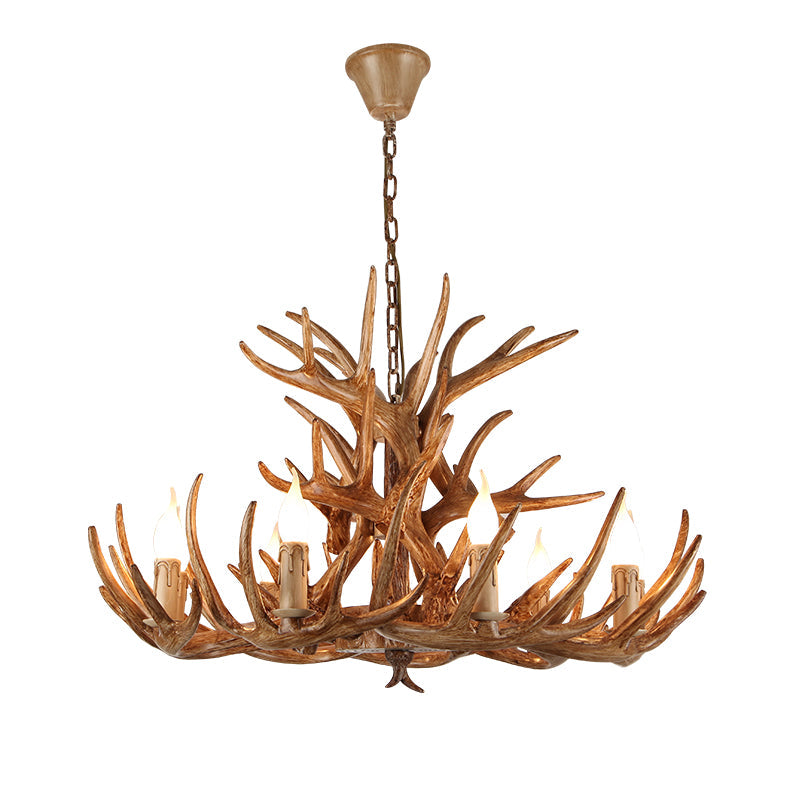 Madeleine Rustic Antler Candelabra Chandelier Pendant Light