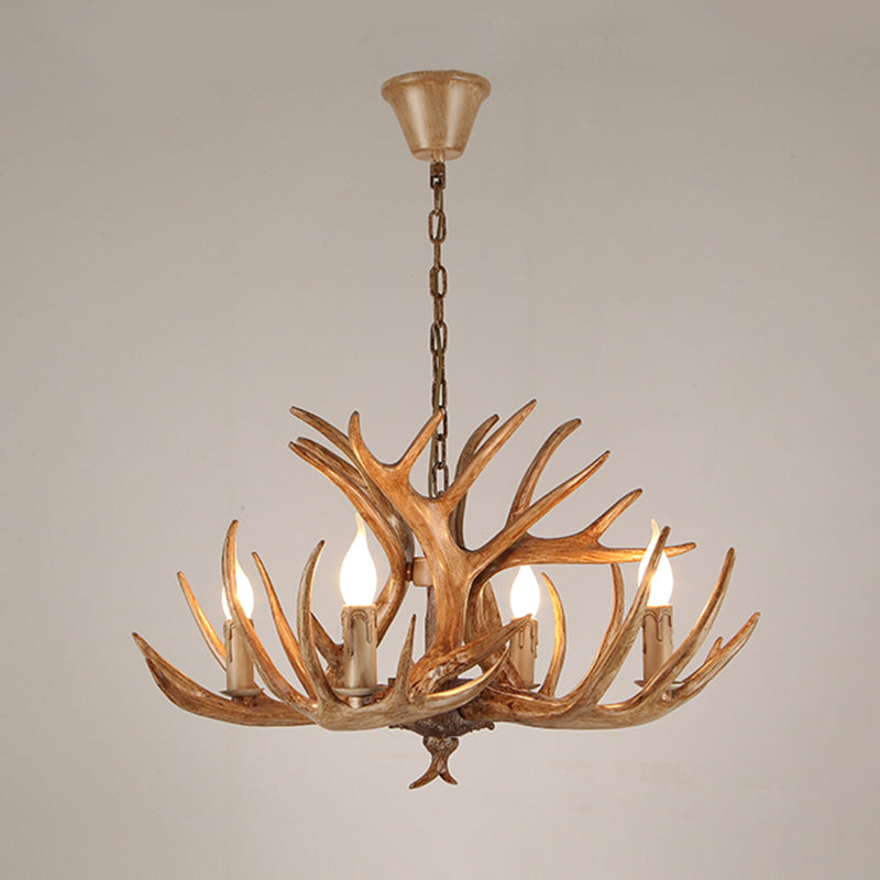 Madeleine Rustic Antler Candelabra Chandelier Pendant Light