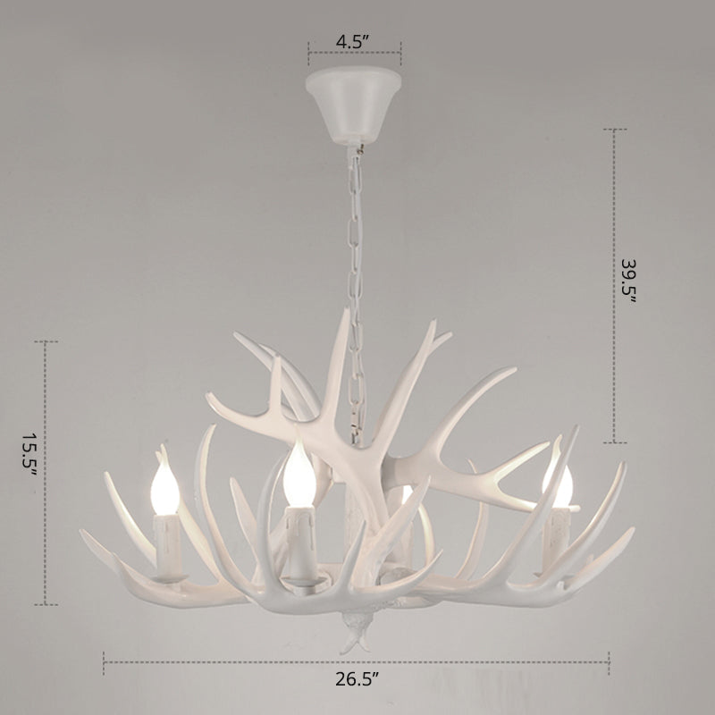 Madeleine Rustic Antler Candelabra Chandelier Pendant Light