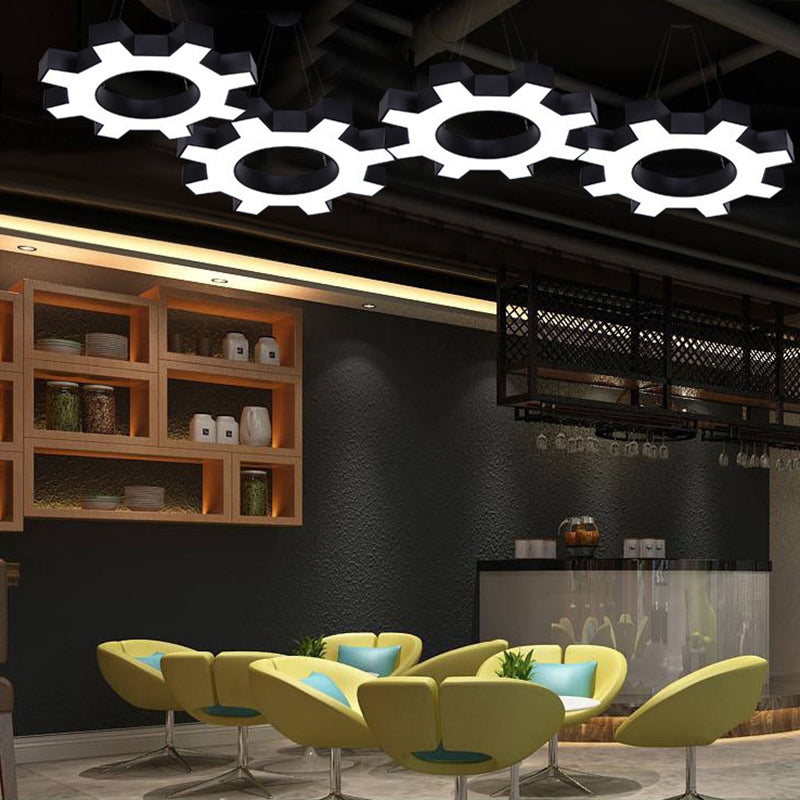 Claire Gear-Shaped LED Pendant Light