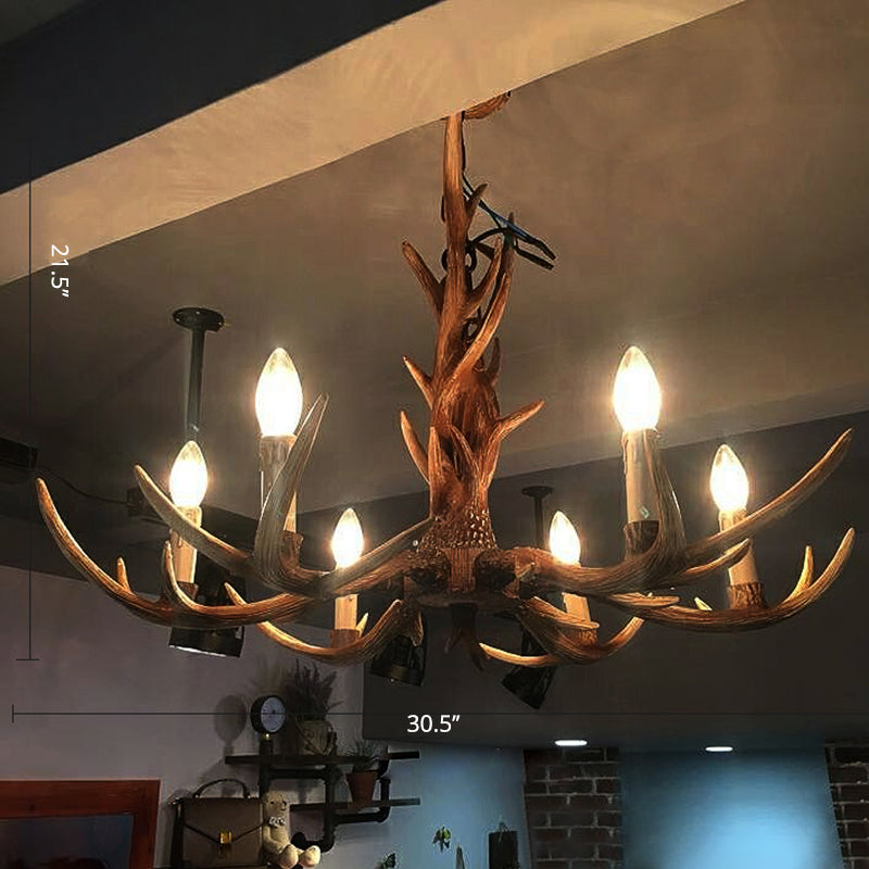 Thérèse Antler Resin Chandelier