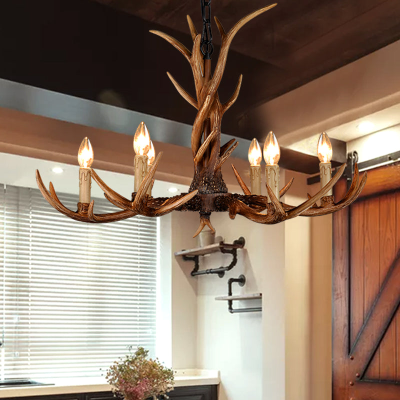 Thérèse Antler Resin Chandelier