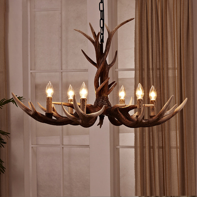 Thérèse Antler Resin Chandelier
