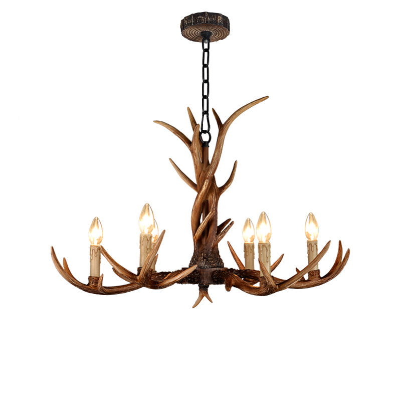 Thérèse Antler Resin Chandelier