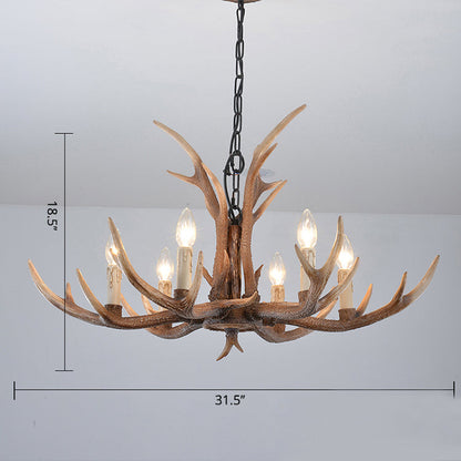 Thérèse Antler Resin Chandelier