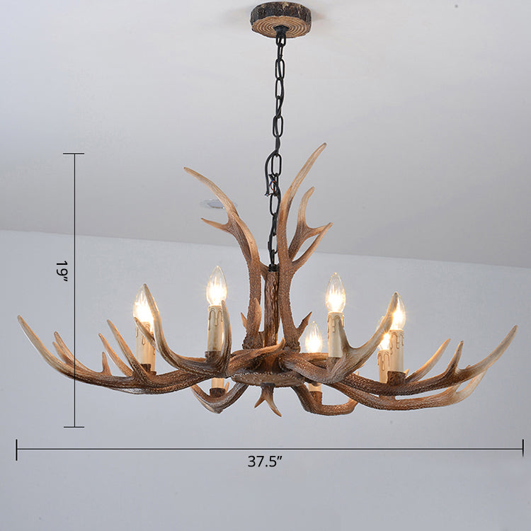 Thérèse Antler Resin Chandelier