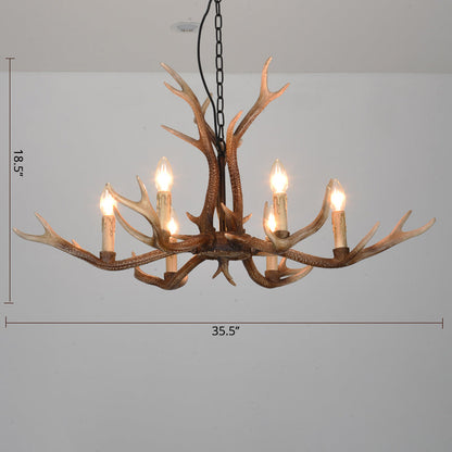 Thérèse Antler Resin Chandelier