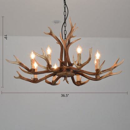 Thérèse Antler Resin Chandelier
