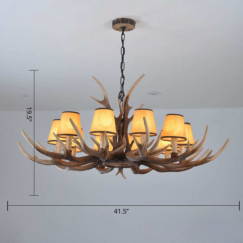 Thérèse Antler Resin Chandelier