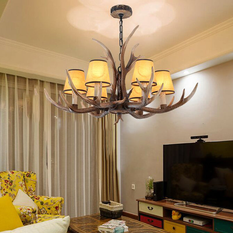 Thérèse Antler Resin Chandelier