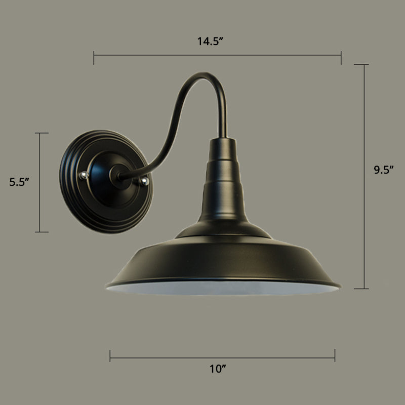 Éloïse Gooseneck Barn-Style Wall Sconce