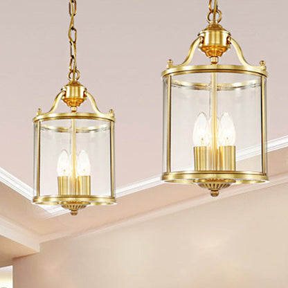 Lustre en verre cylindrique Sabrina