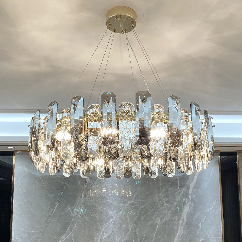Valérie Prismatic Crystal Ring Chandelier