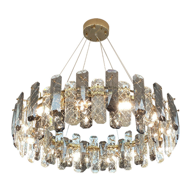 Valérie Prismatic Crystal Ring Chandelier