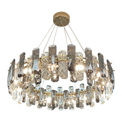 Valérie Prismatic Crystal Ring Chandelier