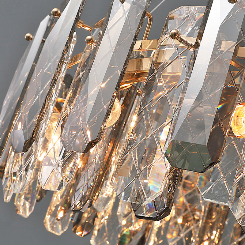 Valérie Prismatic Crystal Ring Chandelier