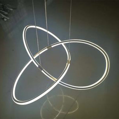 Suspension LED Clara Or Lustre Moderne