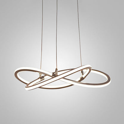 Suspension LED Clara Or Lustre Moderne