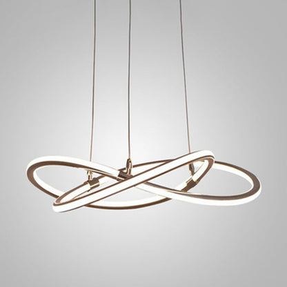 Suspension LED Clara Or Lustre Moderne