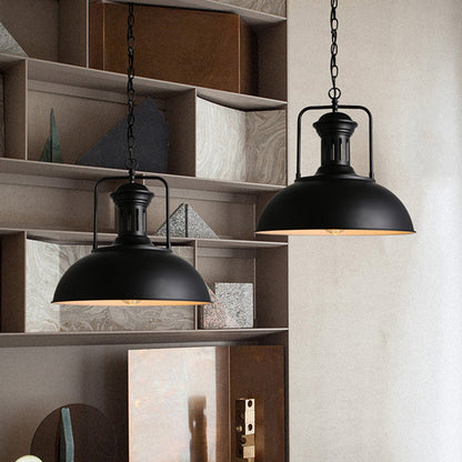 Juliette Swivel Joint Pendant Light Black Vintage Industrial