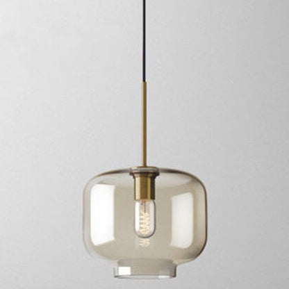 Mathilde Modern Cognac Glass Pendant Light