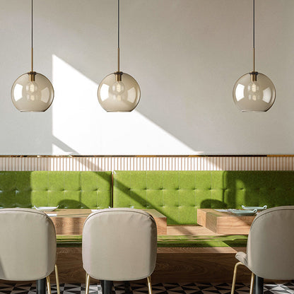 Mathilde Modern Cognac Glass Pendant Light
