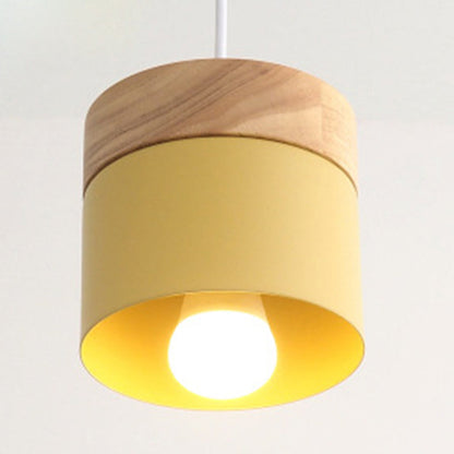 Aurélie Modern Wooden Top Macarons Pendant Light