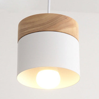 Aurélie Modern Wooden Top Macarons Pendant Light